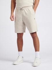U.S. Polo Assn. Natural Mens Classic Fit Texture Terry Shorts - Image 1 of 8