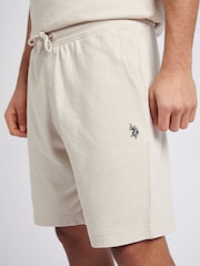U.S. Polo Assn. Natural Mens Classic Fit Texture Terry Shorts - Image 3 of 8