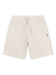 U.S. Polo Assn. Natural Mens Classic Fit Texture Terry Shorts - Image 5 of 8