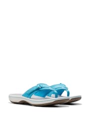 Blau/Chrom - Clarks Brinkley Sea Sandalen - Bild 4 von 7
