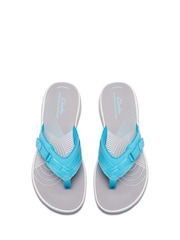 Blau/Chrom - Clarks Brinkley Sea Sandalen - Bild 6 von 7