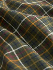 Green Check Long Sleeve 100% Cotton Oxford Shirt - Image 8 of 8