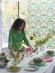 Designers Guild Ikebana Damask Tea Cups and Saucers Set Of 4 - Image 4 of 5