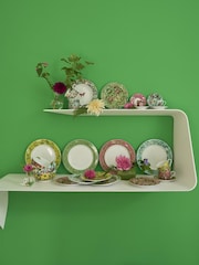 Designers Guild Ikebana Damask Tea Cups and Saucers Set Of 4 - Image 5 of 5