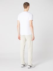 Remus Uomo Cream Slim Leg Tencel Stretch Chinos - Image 3 of 6