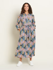 Brakeburn Blue Wildflower Meadow Shirt Dress - Image 1 of 4