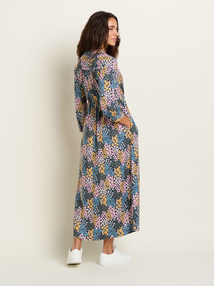 Brakeburn Blue Wildflower Meadow Shirt Dress - Image 2 of 4