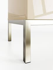 Frank Olsen Antique White Lyra Four Door SMART Large Sideboard - Image 6 of 9