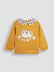 JoJo Maman Bébé Appliqué Sweatshirt and Leggings Set - Изображение 2 из 6