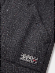 Aubin Sutton Wool Black Gilet - Image 6 of 8