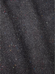 Aubin Sutton Wool Black Gilet - Image 8 of 8