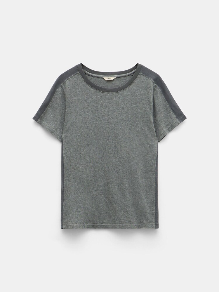 Hush Grey Baby Fit Dillon Side Stripe T-Shirt - Image 4 of 4 Hush Grey Baby Fit Dillon Side Stripe T-Shirt - Image 4 of 4