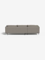 MADE.COM Basket Weave Pumice Grey Harlow Left Hand Facing Corner Sofa - Image 2 of 3