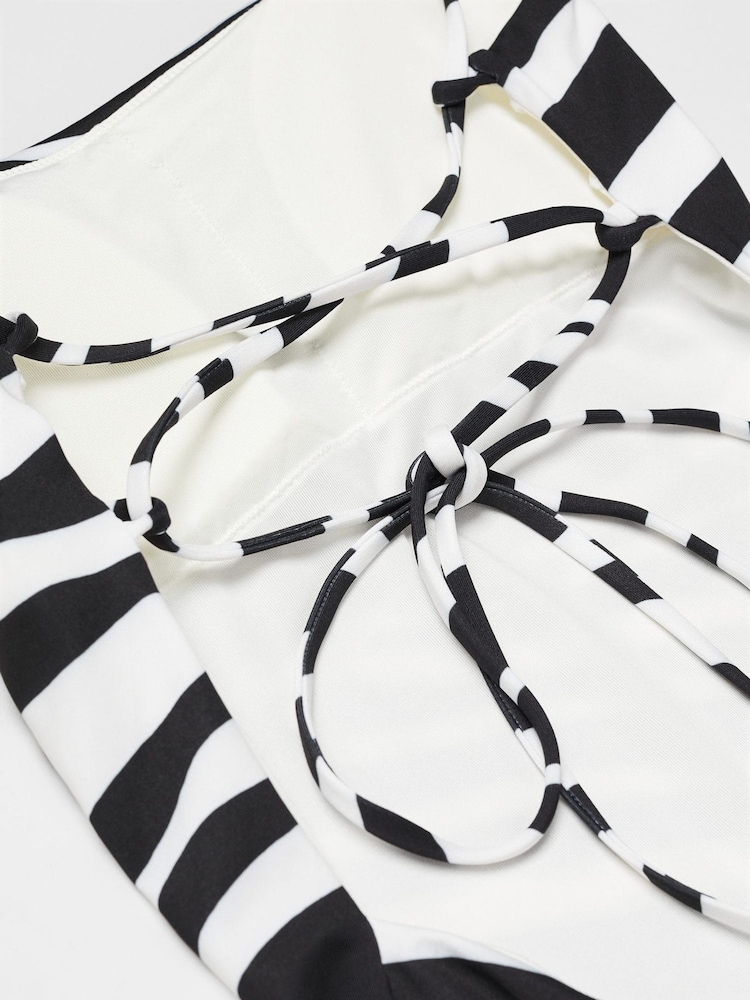 Mango Black Zebra Print Swimsuit - Image 7 of 7