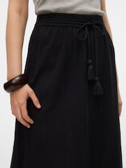 VERO MODA Black Tiered Summer Maxi Skirt - Image 3 of 6