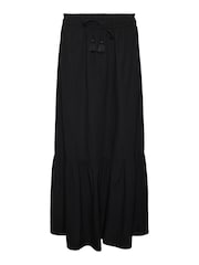VERO MODA Black Tiered Summer Maxi Skirt - Image 6 of 6