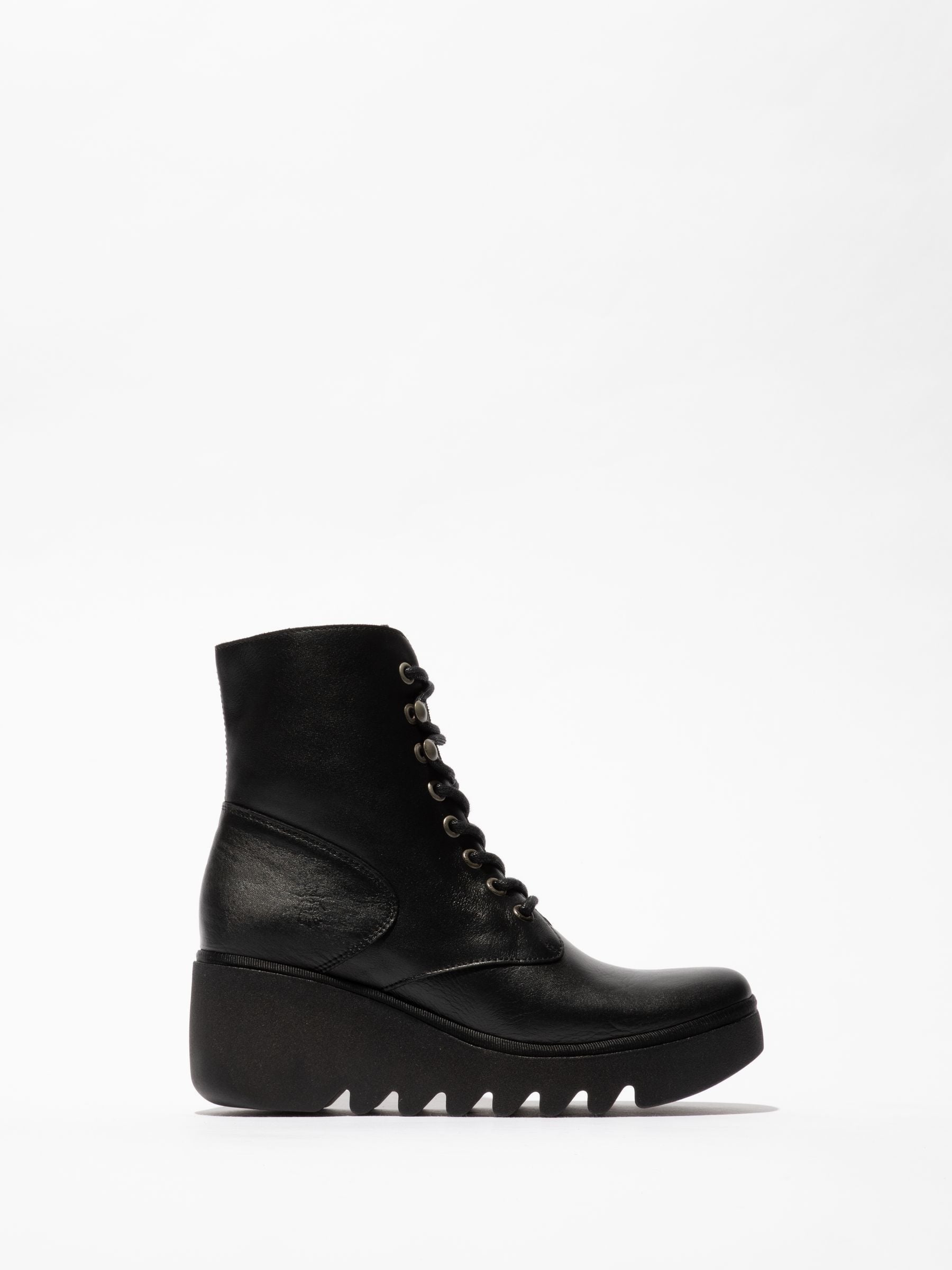 Buy Fly London Birr Lace-Up Ankle Black Boots from Next USA