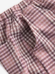 Pink Check Textured Barrel Leg Trousers (3mths-7yrs) - Image 6 of 7