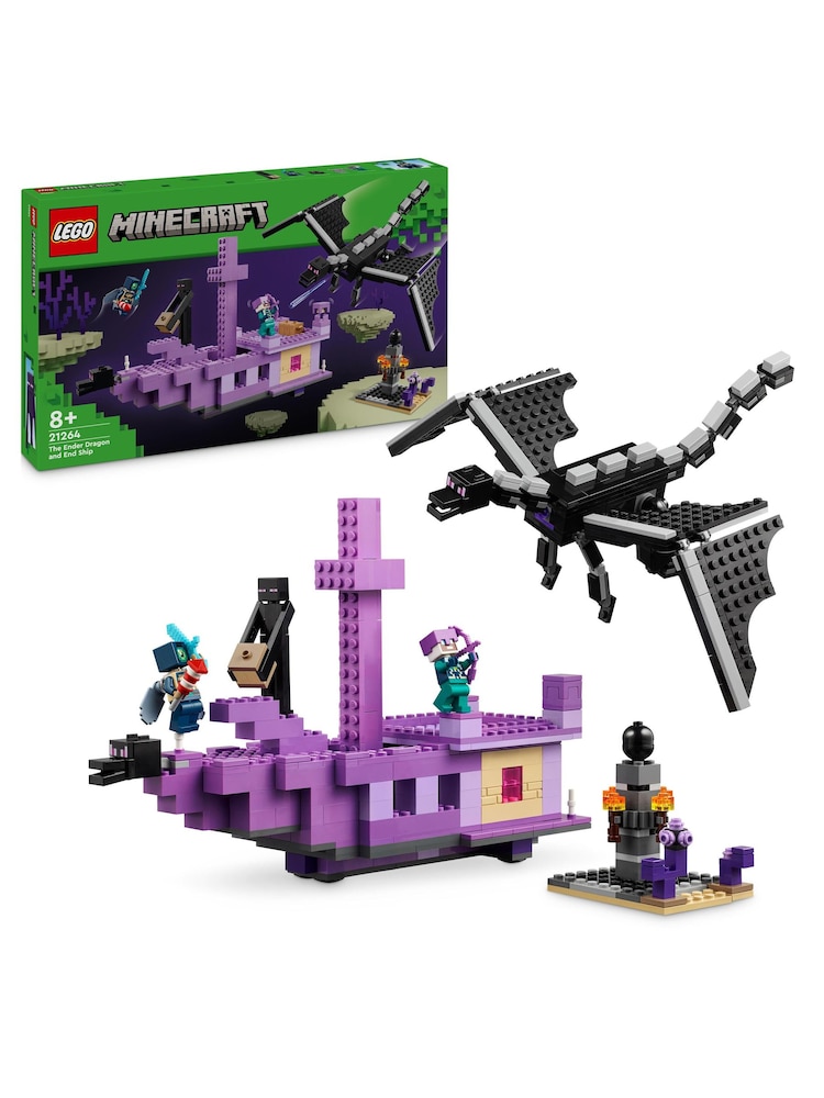 LEGO Minecraft The Ender Dragon And End Ship - Image 1 of 9