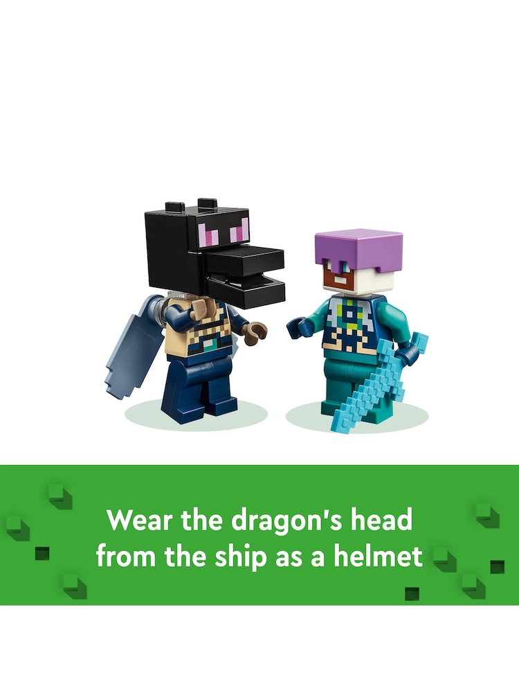 LEGO Minecraft The Ender Dragon And End Ship - Image 6 of 9