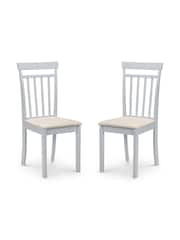 Julian Bowen Grey Coast Dining Chairs Set Of 2 - Image 3 of 6