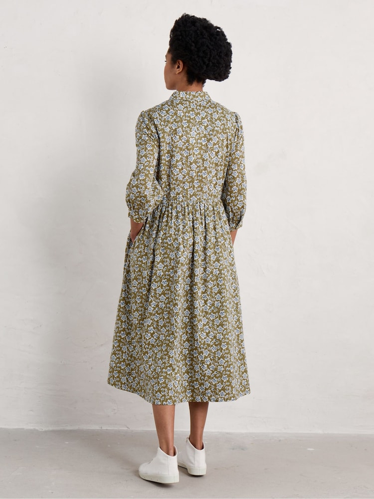 Seasalt Cornwall Green Tall Long Sleeve True Letter Dress - Image 2 of 5 Seasalt Cornwall Green Tall Long Sleeve True Letter Dress - Image 2 of 5