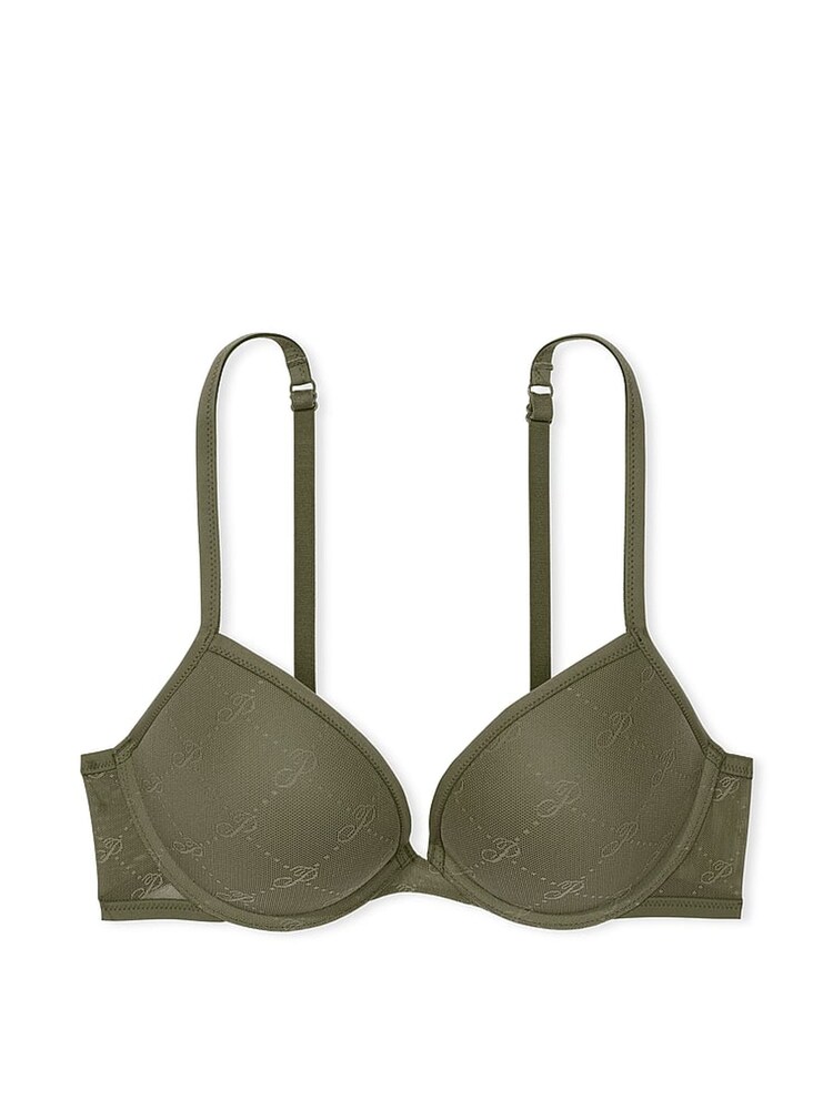 Victoria's Secret PINK Olive Green Super Push Up Bra - Image 3 of 3