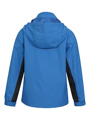 Mountain Warehouse Mid Blue Kids Cannonball 3 in 1 Waterproof Jacket - Image 4 of 5