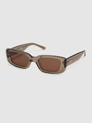 DMY Studios Transparent Rectangular Sunglasses - Image 3 of 5