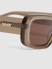 DMY Studios Transparent Rectangular Sunglasses - Image 4 of 5