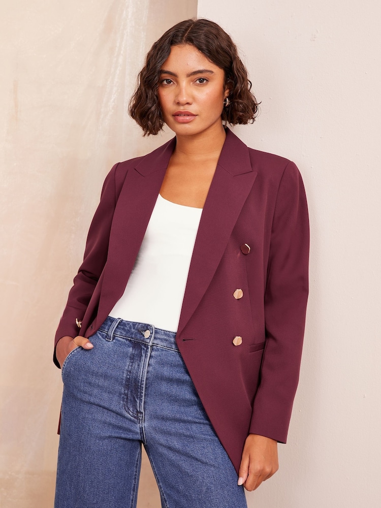 Friends Like These Red Military Blazer - Image 1 of 4