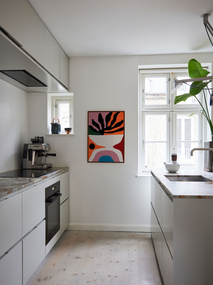 Paper Collective Orange Flora Framed Wall Art Print in Dark Oak Frame - Image 4 of 4 Paper Collective Orange Flora Framed Wall Art Print in Dark Oak Frame - Image 4 of 4