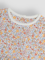 JoJo Maman Bébé Mustard Yellow Duck Appliqué Dress - Image 3 of 3