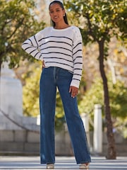 Sosandar White Crochet Jumper - Image 1 of 5