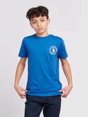 U.S. Polo Assn. Blue Back Print Boys 100% Cotton T-Shirt - Image 6 of 9