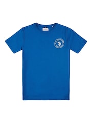 U.S. Polo Assn. Blue Back Print Boys 100% Cotton T-Shirt - Image 7 of 9