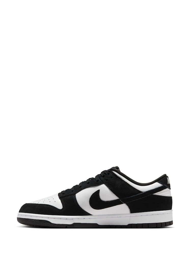 Kaufen Sie Weiß/Schwarz, Veloursleder Nike Dunk Low Damenschuhe