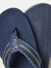 FatFace Harris Blue Flip Flops - Image 3 of 3