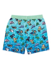 Vanilla Underground Blue Boys Licensing Swim Shorts - Image 2 of 6