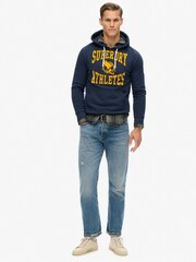 Superdry Blue Track & Field Athletic Graphic Hoodie - Image 3 of 7