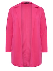 Yours Curve Pink Longline Blazer - Image 5 of 5