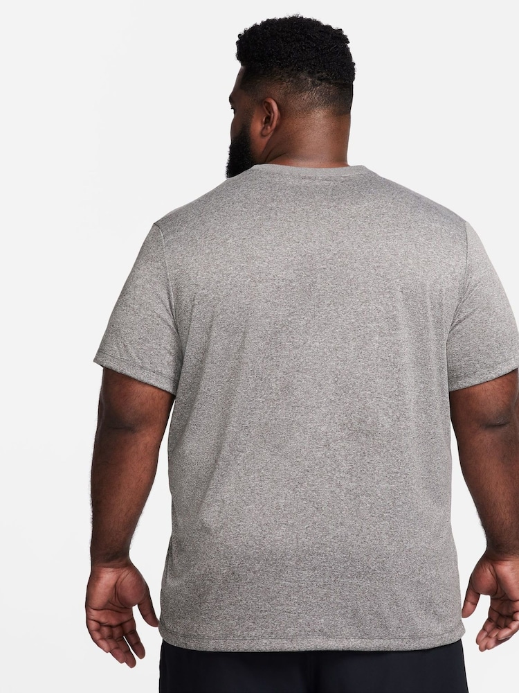 Nike Grey/Black Dri-FIT Legend Training T-Shirt - Image 2 of 5 Nike Grey/Black Dri-FIT Legend Training T-Shirt - Image 2 of 5