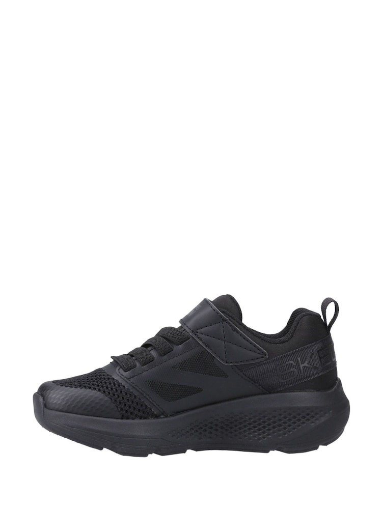 Skechers Black Go Run Elevate Kids School Shoes - Image 1 of 3