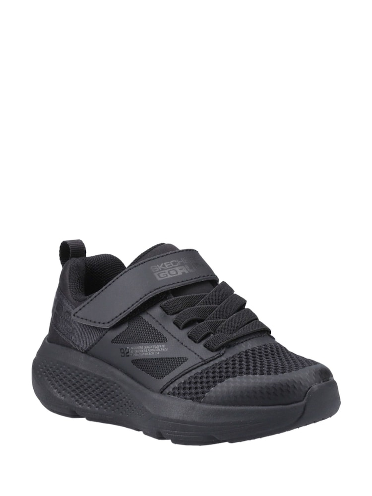 Skechers Black Go Run Elevate Kids School Shoes - Image 2 of 3