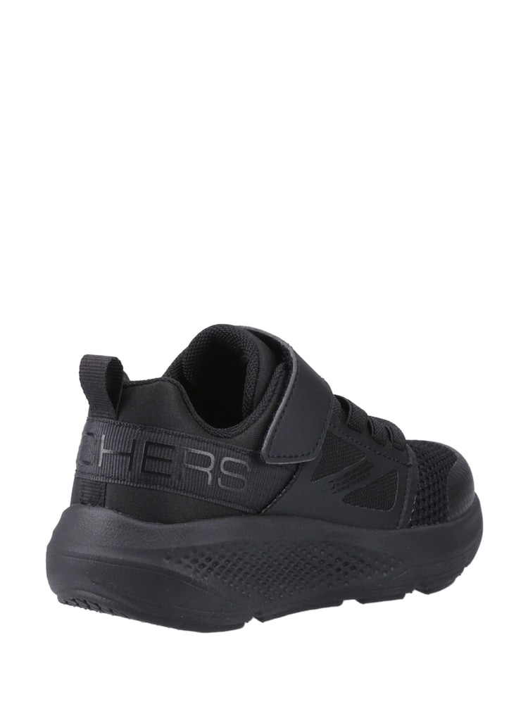 Skechers Black Go Run Elevate Kids School Shoes - Image 3 of 3