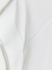 River Island White 100% Cotton 2 Pack Rib Cuff T-Shirt - Image 4 of 8