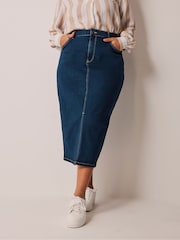 Blau - Evans Jeansrock - Bild 1 von 4