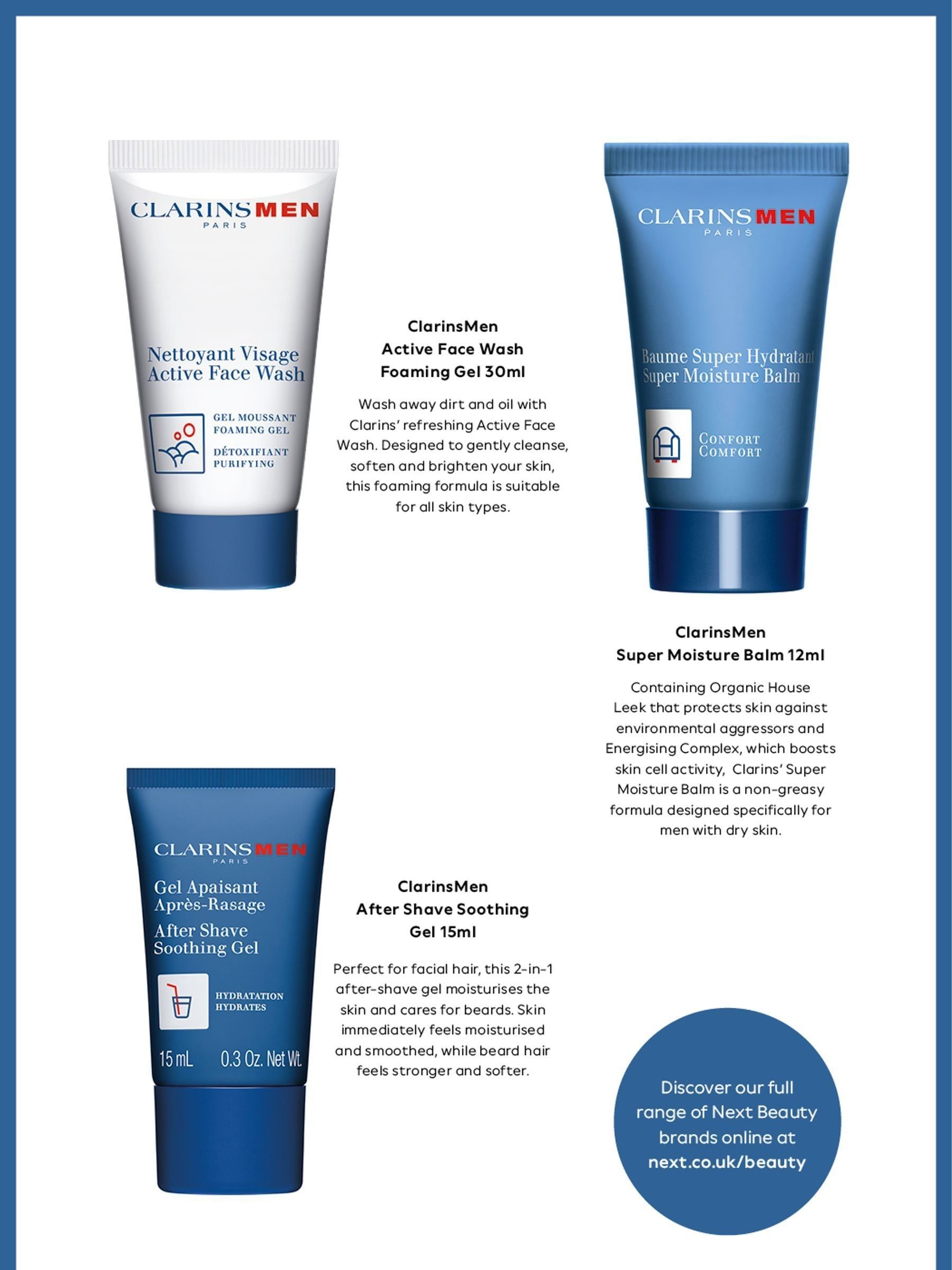 CLARINS MEN スキンケア 3点セット CLARINS MEN スキンケア 3点セット CLARINS MEN スキンケア 3点セット