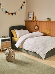 Soft Velvet Sage Green Kids Matson Trundle Upholstered Bed - Image 1 of 9
