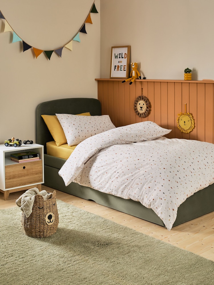 Soft Velvet Sage Green Kids Matson Trundle Upholstered Bed - Image 1 of 9